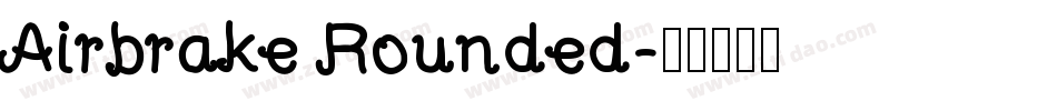 Airbrake Rounded字体转换